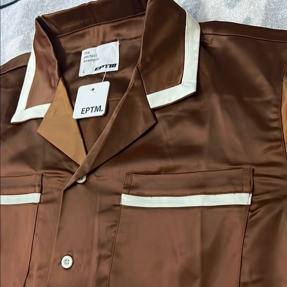 EPTM Men Villa Shirt (Brown) - Picture 4 of 10